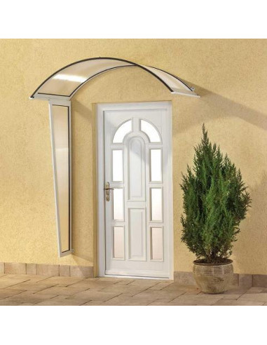 en Ścianka boczna 180 x 53 x 30 do daszka łukowego z poliwęglanu