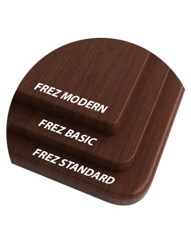 Laminated MDF window sill, Dark Walnut series M