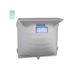 WOLFA light well with a grid grating 30/30
