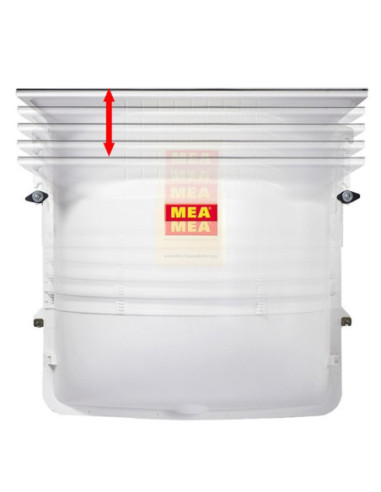 MEAMAX STANDARD basement light well with a grid grating 30/30