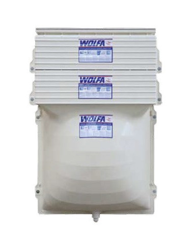 Adjustment unit for WOLFA light well