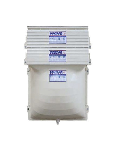 Reinforced frame for WOLFA light wells