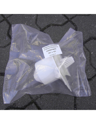 Sewer connector for WOLFA light well