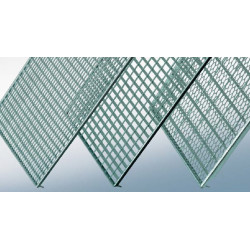Mesh grating for MEA light wells 2