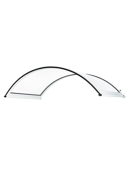 Arch Door Canopy Classica 250 x 75 x 60 cm, Cellular Polycarbonate