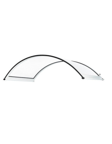 Arch Door Canopy Classica 250 x 90 x 60 cm,  Cellular Polycarbonate