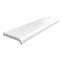 PVC chamber Softline window sill, White