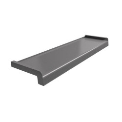 Softline Veneered steel window sill Graphite