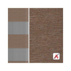 Roller blind fabric Bahama IX 95 FR day-night 2