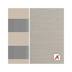 Roller blind fabric Bahama IX 96 FR day- night 2