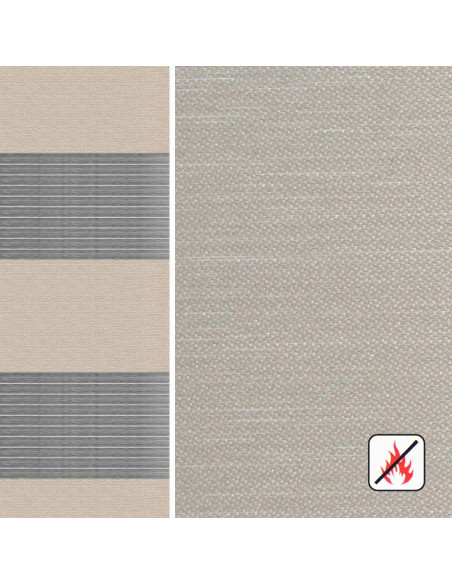 Roller blind fabric Bahama IX 96 FR day- night