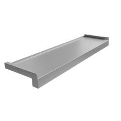 Steel window sill Standard, Silver RAL 9006
