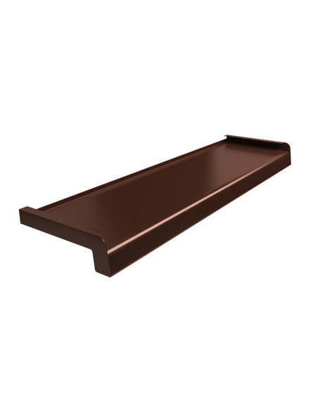 Softline Steel window sill, Bronze RAL 8017