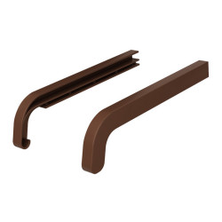 PVC double-sided caps for Softline external window sills