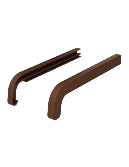 PVC double-sided caps for Softline external window sills