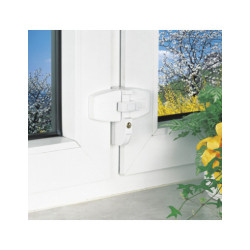 Zamek do okna dwuskrzydłowego ze stałym słupkiem ABUS DFS 95 2