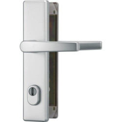 Exterior door fitting ABUS HLZS 814 with a cylinder cover – rectangular with a pull/lever handle 2