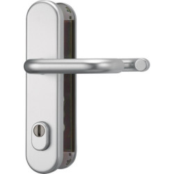 Exterior door fitting ABUS HLZS 814 with a cylinder cover – round with a pull/lever handle 2