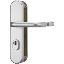 Exterior door fitting ABUS KLZS 714 with a cylinder cover – round with a pull/lever handle 2