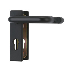 Exterior door fitting ABUS KFG - rectangular, fire resistant with a knob/lever handle