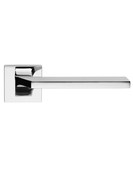 Lever door handle Linea Cali Giro Zincral on a square rose 024