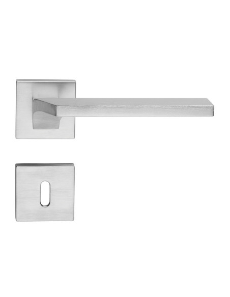 Lever door handle Linea Cali Giro Zincral on a square rose 024