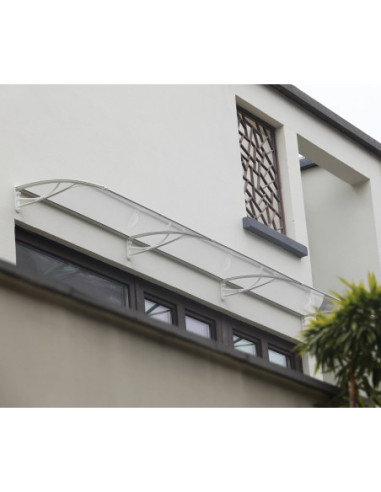 Valtellina Gutta modular awning canopy in cellular polycarbonate