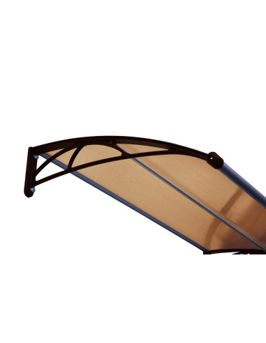 Valtellina Gutta modular awning canopy in cellular polycarbonate
