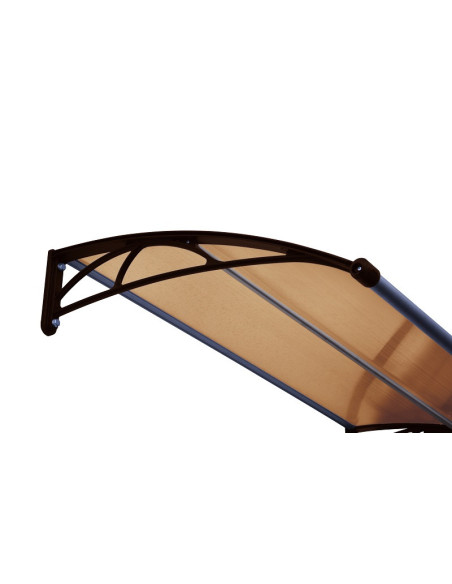 Valtellina Gutta modular awning canopy in cellular polycarbonate