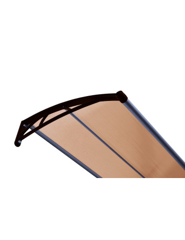 Valtellina Gutta modular awning canopy in cellular polycarbonate