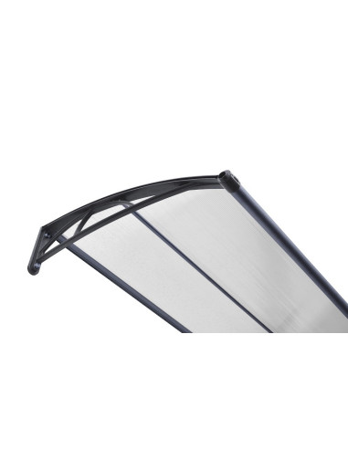 Valtellina Gutta modular awning canopy in cellular polycarbonate