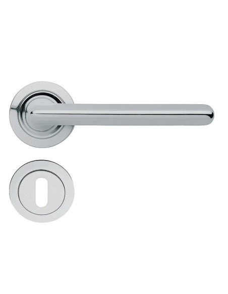 Lever door handle Linea Cali Trendy on a round rose 102