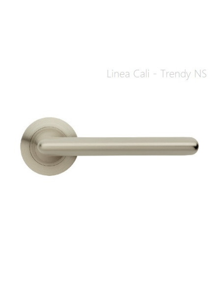 Lever door handle Linea Cali Trendy on a round rose 102