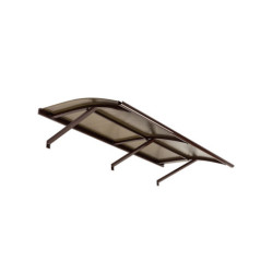 Awning canopy PLUS cellular polycarbonate 210x105x37 cm 2