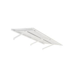 Flat Door Canopy PLUS 210 x 105 cm, Cellular Polycarbonate
