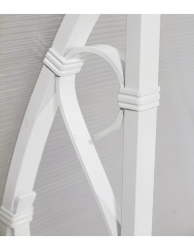 Ścianka boczna 180 x 53 x 30 do daszka płaskiego RETRO z poliwęglanu