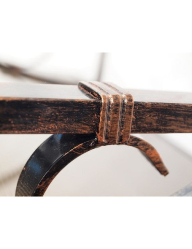 Ścianka boczna 180 x 53 x 30 do daszka płaskiego RETRO z poliwęglanu