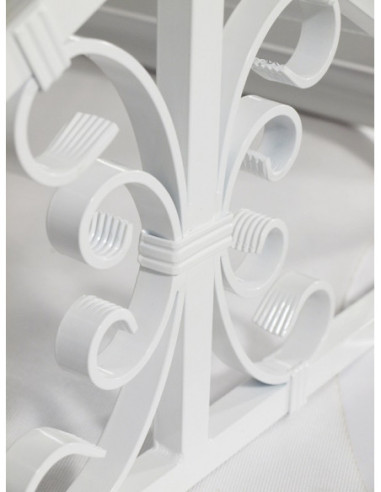 Ścianka boczna 180 x 53 x 30 do daszka płaskiego RETRO z poliwęglanu