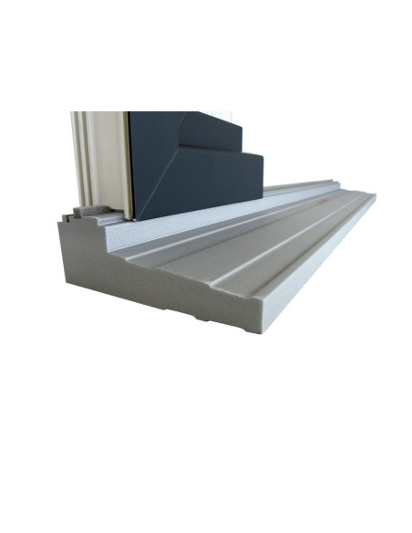 Podparapet termiczny zewnętrzny / ciepły parapet XPS PRIME  - SunnySill Half L 1180mm