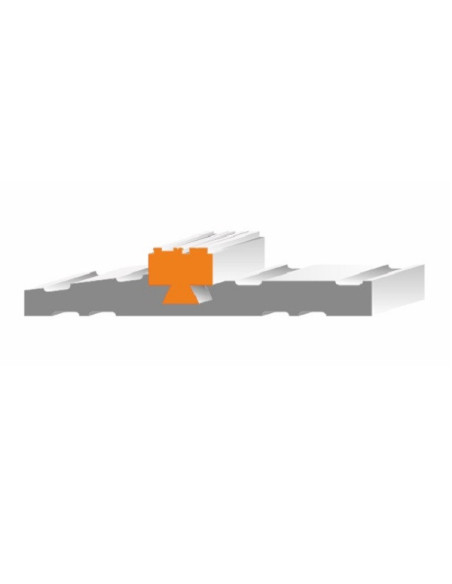 Podparapet termiczny pełny / ciepły parapet XPS PRIME  - SunnySill Standard 1180mm