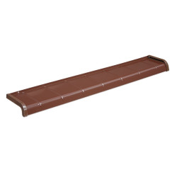 Aluminium tile Softline window sill, Brown RAL 8017