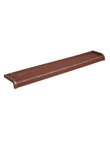 Aluminium tile Softline window sill, Brown RAL 8017