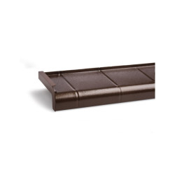 Aluminium tile Softline window sill, Antique Oak