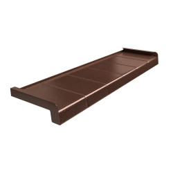 Aluminium tile Softline window sill, Antique Copper