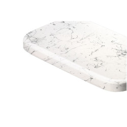 Coated MDF window sill, Marble White 2