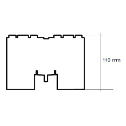 Podwalina systemów XPS HS/HST SunnySill 1180mm 2