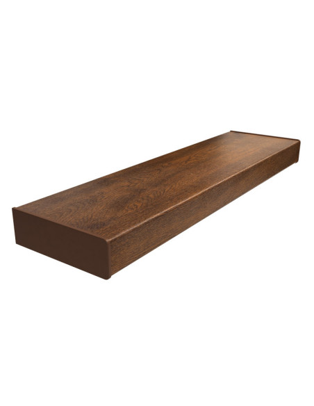 Premium PVC renovation window sill, Walnut