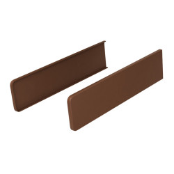 Double-sided caps for PVC renovation chamber internal window sills 2
