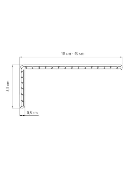 Double-sided caps for PVC renovation chamber internal window sills