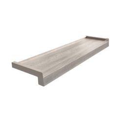 Veneered steel window sill Standard, Bleached Oak